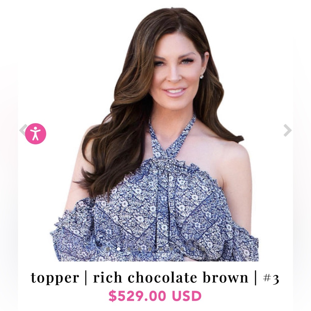 Hidden Crown original topper 100% Human Hair